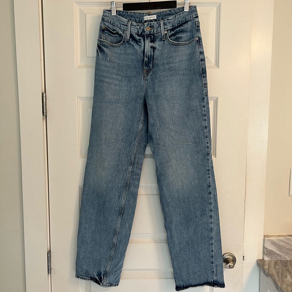 Good American Straight Leg Jeans